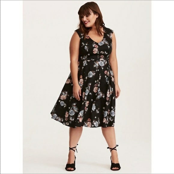 torrid Dresses & Skirts - Torrid floral midi dress size 20